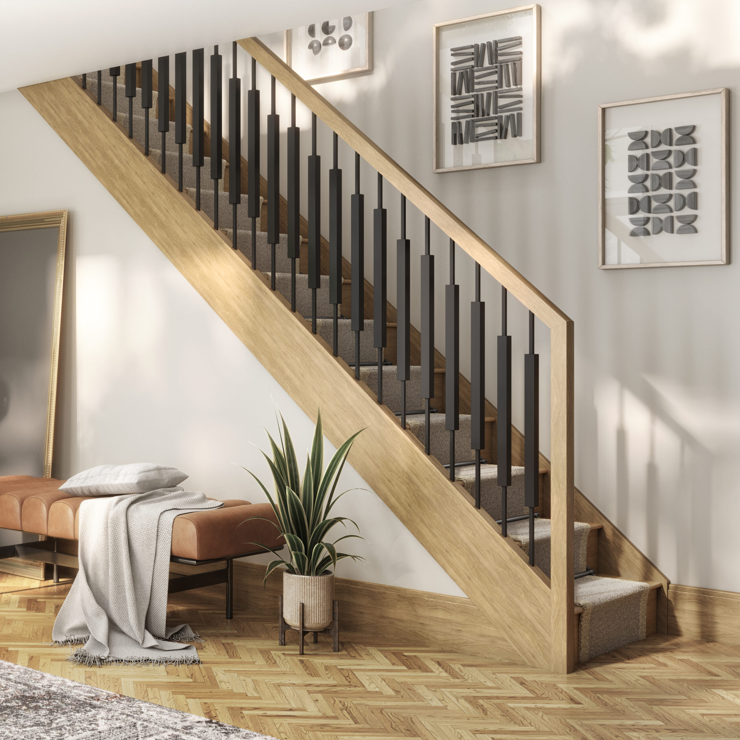 New Balusters and Newel post 85mm HighRes