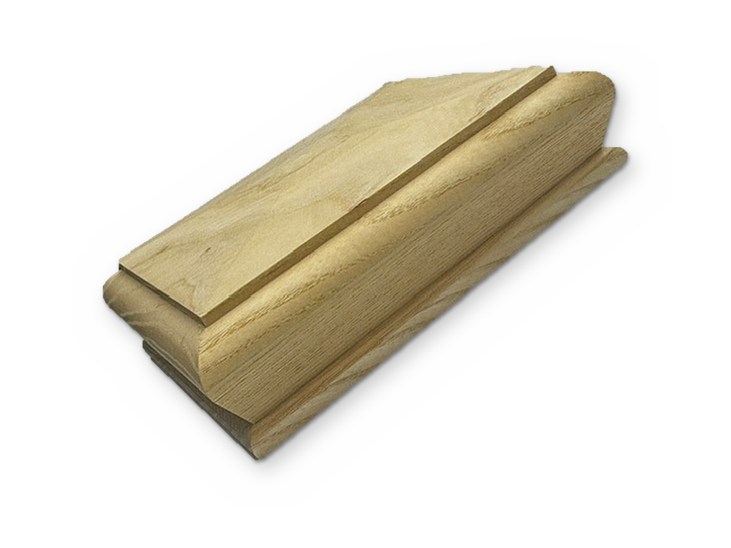 Ash Pyramid Newel Cap165x120x50mm (135x90mm Recess) (0.00099 m3)