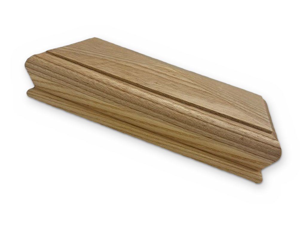 Ash Pyramid Newel Cap 210x120x50mm (180x90mm Recess) (0.00126 m3)