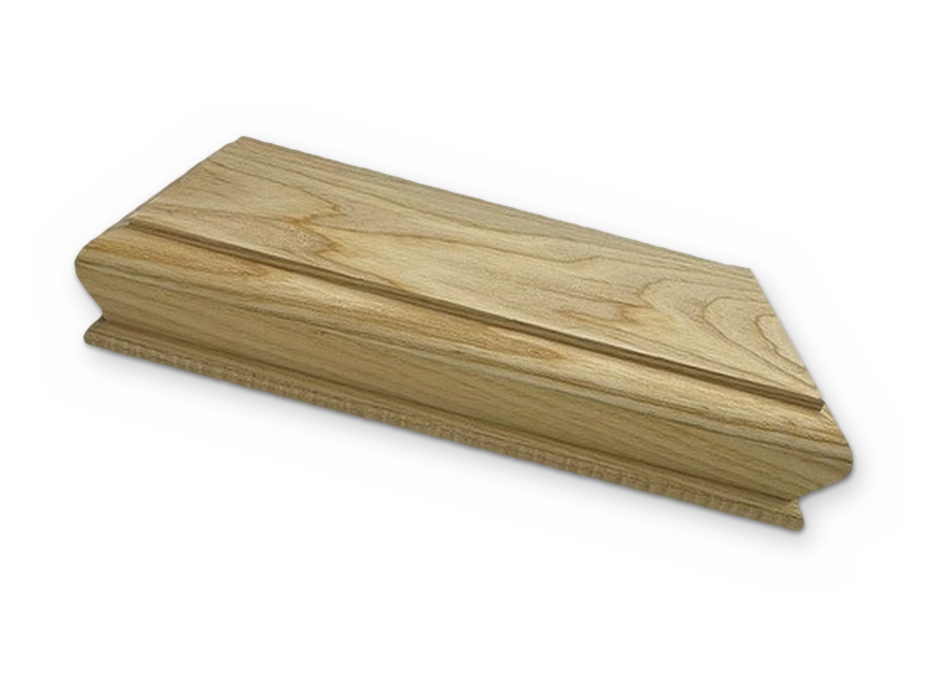 Ash Pyramid Newel Cap 230x120x50mm (200x90mm Recess) (0.00138 m3)