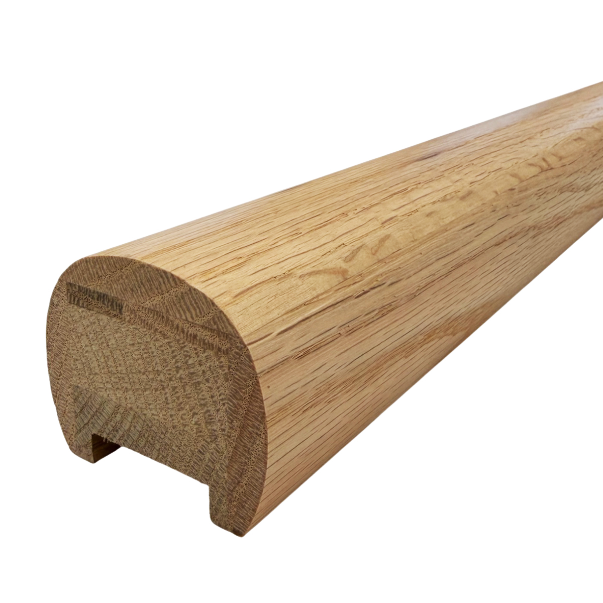 Red Oak Handrail — 32mm groove