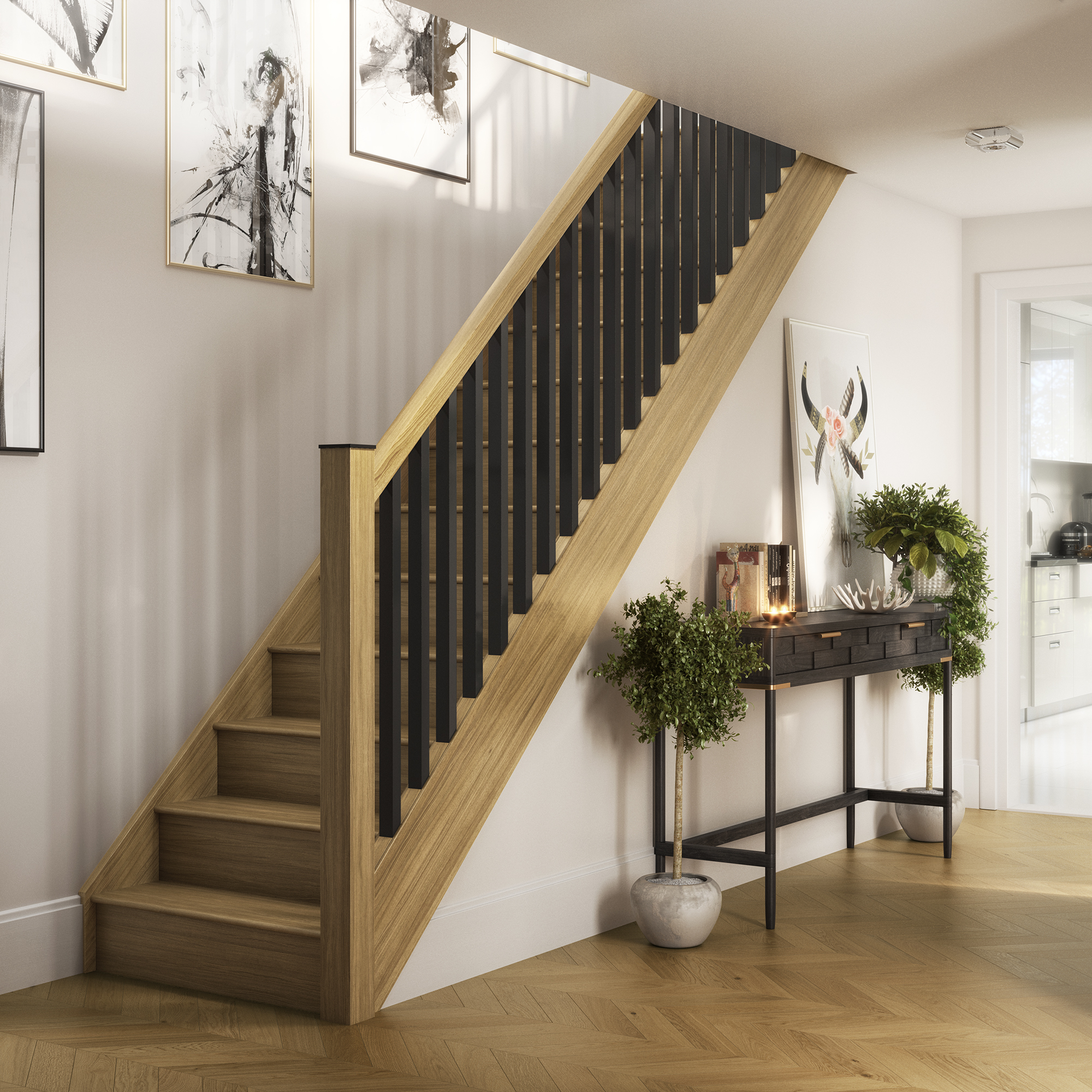 SQB44 Oak Steps LR