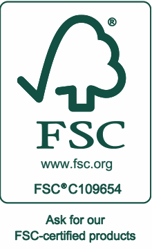 FSC C109654: Ask for our FSC-certified products