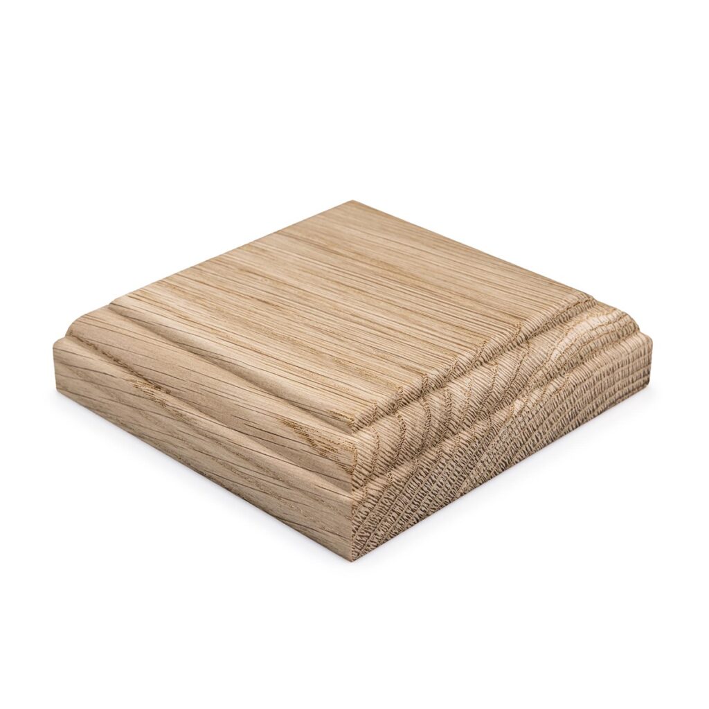 Oak Newel Cap 110x110x27mm