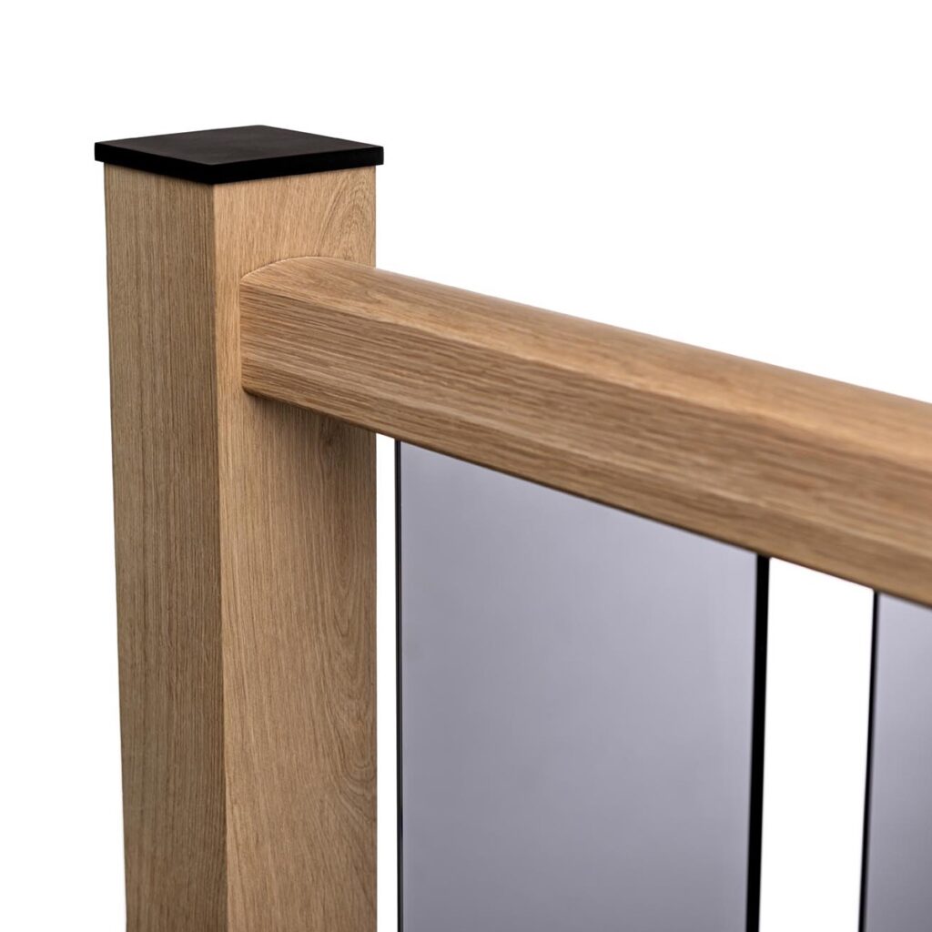 Smoked Glass Panel Landing 8x85x860mm
