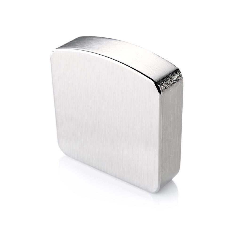 Think Timber Handrail End Cap Brushed Chrome